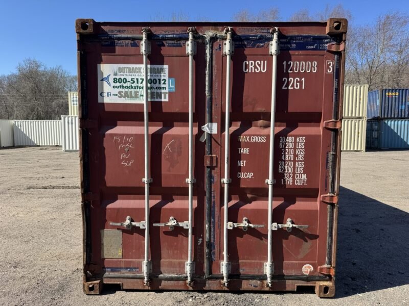 Rot 20 fuß container gebrauch