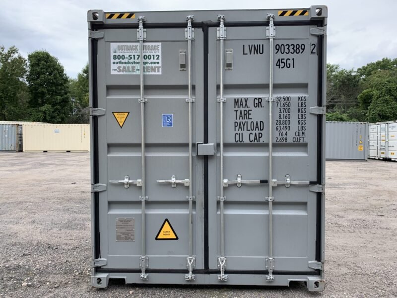 Grau Lagerbox Kaufen - 40′ x 8′ x 9.5′