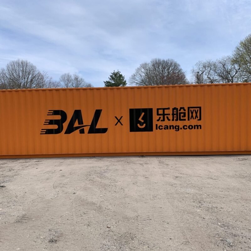 Gut Sichtbares Orange gebraucht 40-Fuß-Container