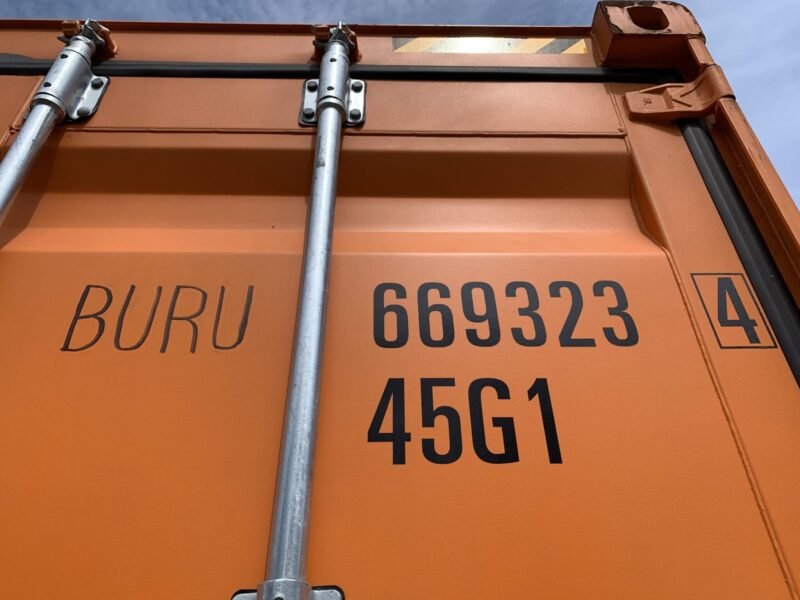 Gut Sichtbares Orange gebraucht 40-Fuß-Container