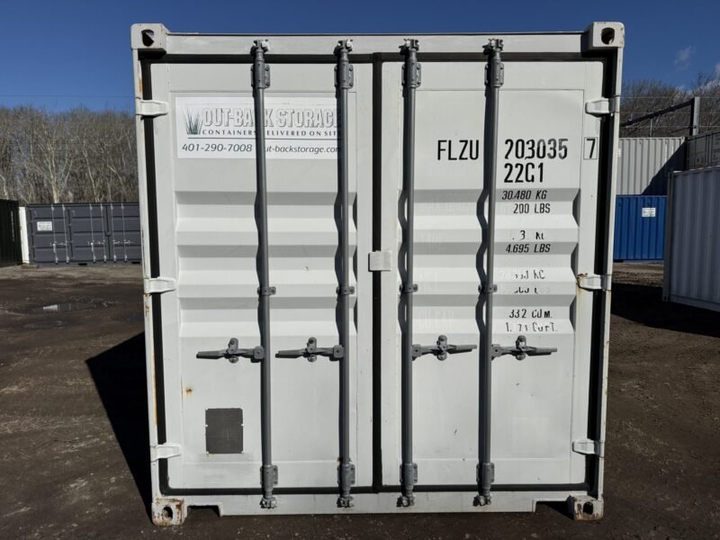 20′ x 8′ x 8.5′ Tall– Wind and Watertight **OFF RENT** Used Shipping / Storage Container – GRAY