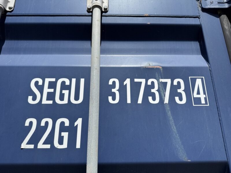 20′ x 8′ x 8.5′ Tall –Used Shipping / Storage Container-Wind and Watertight – BLUE